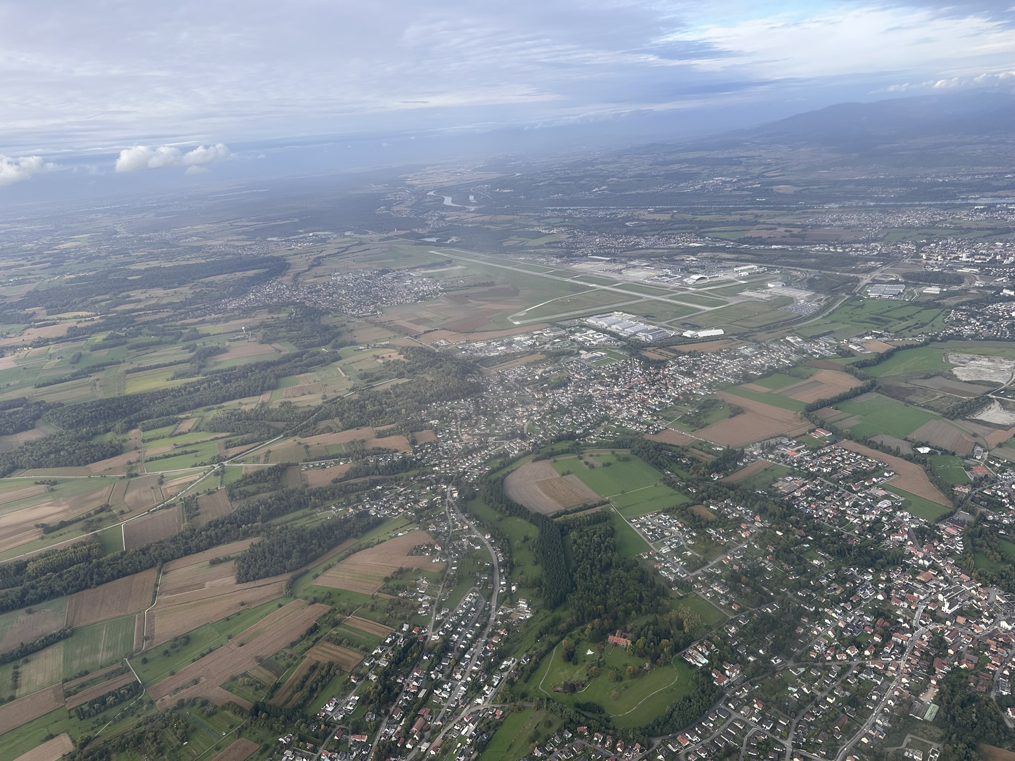 Aerial view EuroAirport